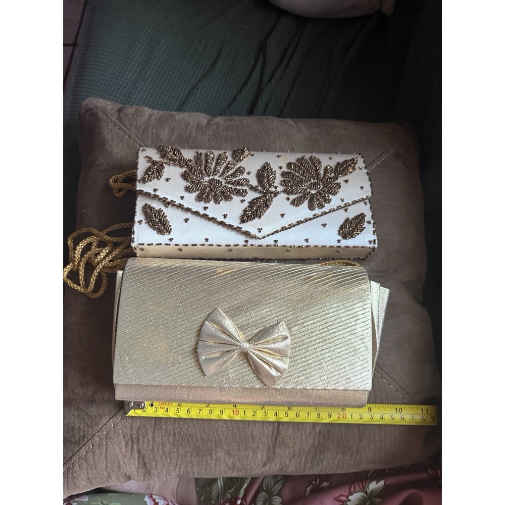 Vintage Set Of Purses/Clutches Set Of 2 Both Made In Hong Kong